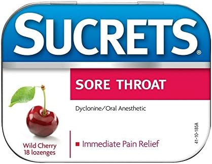 Sucrets Vapor Cough Drops, Cherry, 18 Count