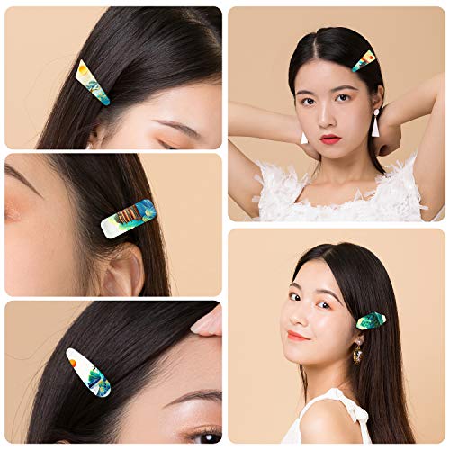 33 Pcs Resin Molds DIY Hair Pin Casting Mold Set Kit, Hair Clip Mould Strip Jewelry Casting Silicone Molds for Epoxy Resin Hair Pin, Keychain, Bookmark, Pendant (3Molds & 30Hairclips)