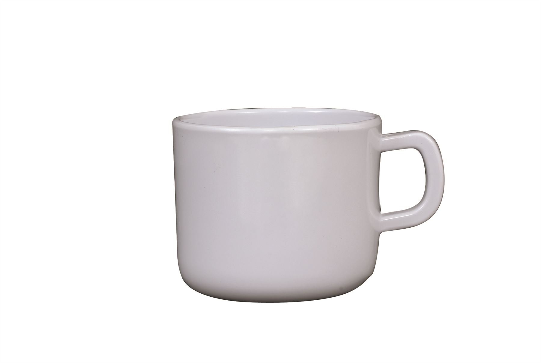 Genware NEV-MEL7SC Melamine Cup, 7 oz., White (Pack of 12)