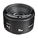 Canon EF 50mm f/1.8 II Camera Lens w/ 52mm Multicoated UV Protective Filter, and Lens Cap Keeper