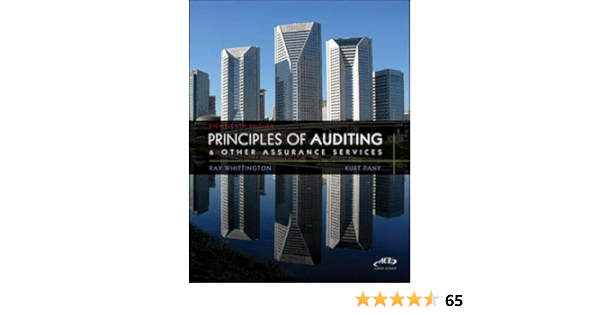 Principles Of Auditing Other Assurance Services Whittington Ray Pany Kurt 9780077486273 Books