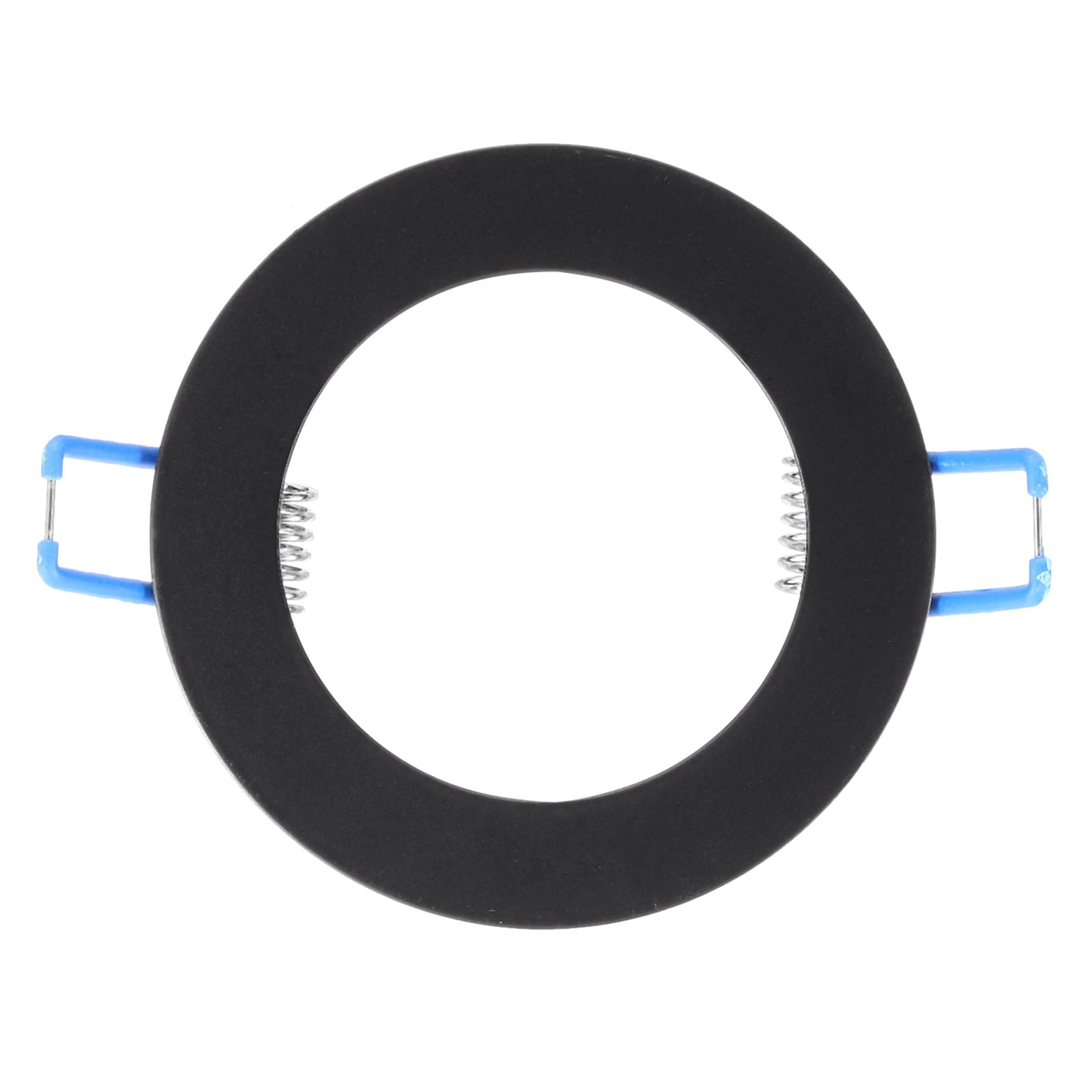 PATIKIL 3W 3.4" OD 2.2" ID Light Trim Ring, Downlight Mounting Bracket Circular Light Cover Light Fixture for Ceiling Wall Recessed Can Downlight, Black