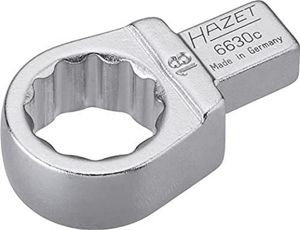 HAZET 6630C-18 47.8 mm 12-Point Traction Profile Insert Box-End Wrench - Chrome-Plated — image 1