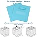 Cube Storage Baskets For Organizing - 11 Inch - Set of 8 Heavy-Duty Storage Cubes For Storage and Organization. Makes The Perfect Bins For Cubby Storage Boxes Or Cube Storage Organizer (Blue)