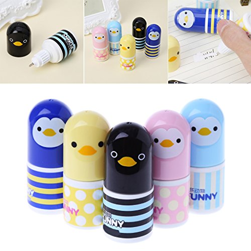 Dabixx Cute Correction Fluid Tape Corrector Cartoon Chicken School Supplies Stationery Random delivery