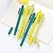 Cute Cactus Black Gel Ink Ballpoint Writing Pens, 12 pcs