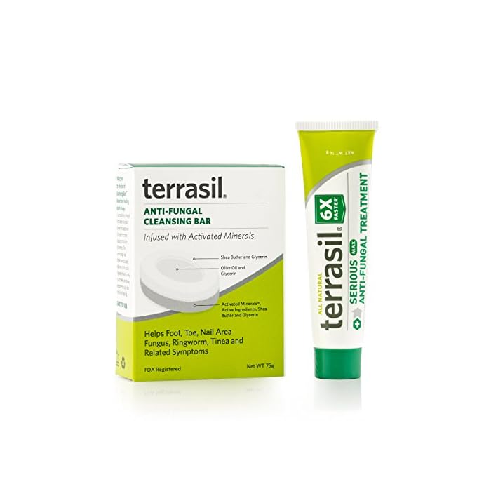 Terrasil Antifungal Treatment Kit - 6X Faster Healing, Natural Soothing Clotrimazole Ointment for Fungal Skin Infections…