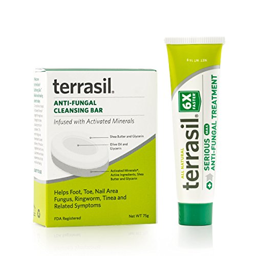 terrasil® Antifungal Treatment MAX + Antifungal Cleansing Soap 6X
