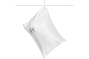 Little Giraffe Satin Decor Pillow - Ultra-Soft Feather Yarn Knit with Elegant Satin Trim - 10" x 13", White