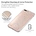 iPhone 7 Plus Case, iPhone 8 Plus Glitter Case,BAISRKE Luxury Bling Glitter Sparkle Clear Transparent Soft TPU Bumper Back Cover Case for iPhone 7 Plus & 8 Plus - Clear