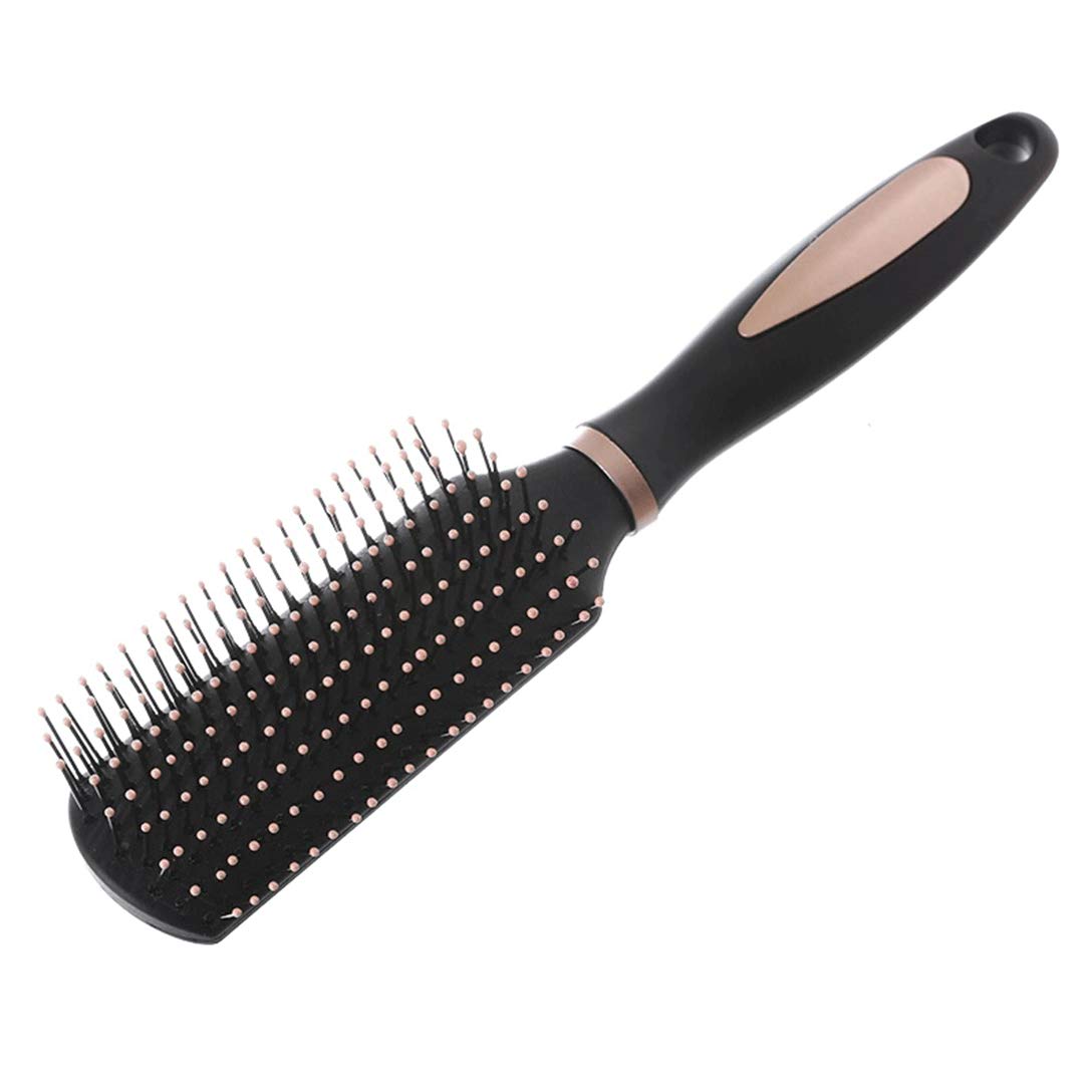 Photo 1 of RN BEAUTY Anti-Static Massage Hair Brush for Men and Women Adults and Kids Nylon Bristle Pins Brushes Blow Dry Detangle Hairbrush Comb for All Wet or Dry Hair Types Styling - Rectangle