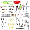 Bidlsbs-166pcs-One-Box-Fishing-Lure-Set-Artificial-Bait-Lure-and-Tackle-Including-CrankbaitsPlastic-Soft-WormsFrogfish-hookFishing-line-For-Seawater-and-Fresh-Water
