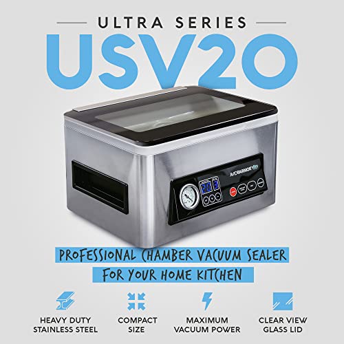Avid Armor Chamber Vacuum Sealer Machine USV20 Ultra Series, Vacuum