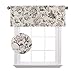 H.VERSAILTEX Blackout Curtain Valances for Kitchen Window/Living Room/Bathroom Privacy Added Rod Pocket Home Decoration Winow Valance, 52