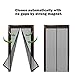 N-Green Magnetic Screen Door Heavy Duty Mesh Curtain with Full Frame Hook and Loop and Powerful Magnets That Snap Shut Automatically (36