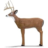 Delta McKenzie Challenger Deer 3D Archery Target - 41" Self-Healing Foam Construction - IBO Scoring Rings - for Broadhead &amp; Field Points - 300-350 FPS Bow Compatible - Lifelike Hunting Practice