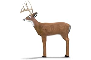 Delta McKenzie Challenger Deer 3D Archery Target - 41" Self-Healing Foam Construction - IBO Scoring Rings - for Broadhead & Field Points - 300-350 FPS Bow Compatible - Lifelike Hunting Practice