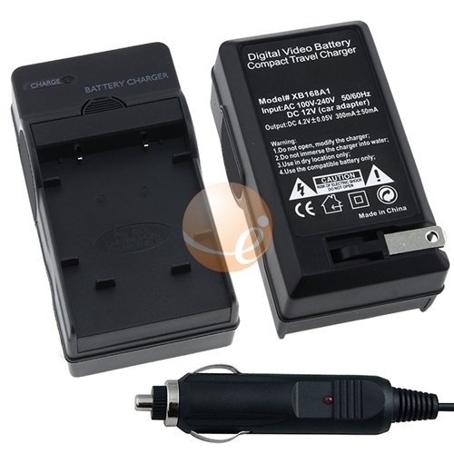 Nikon ENEL10 LithiumIon Battery + Battery Charger with Car Adapter for Nikon Coolpix S570