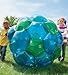 Blue and Green GBOP Great Big Outdoor Play Inflatable Climb Inside Bubble Soccer Zorb Ball Heavy Duty PVC Vinyl 52'' Diam 150 LB Max Weight
