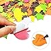 540pcs Fall Leaf Stickers Self Adhesive Foam Maple Leaves Craft EVA Stickers Autumn Leaf Shapes Stickers for Art Craft Thanksgiving Party Decoration Supplies