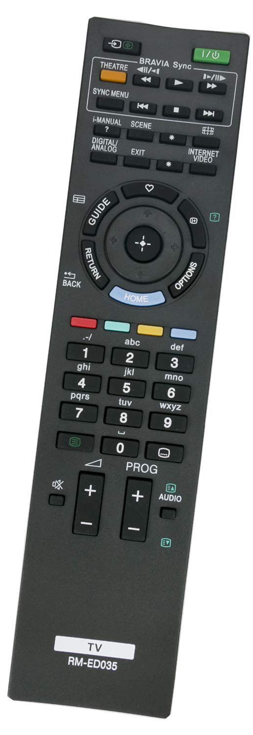 ALLIMITY RM-ED035 Remote Control Replace fit for Sony LED LCD Bravia TV KDL-46EX505 KDL-46EX501 KDL-40EX700 KDL-40EX505 KDL-40EX710 KDL-46EX705 KDL-40EX503 KDL-40EX500 KDL-40HX705 KDL-46EX503