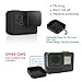 UZOPI Pack of 2 Ultra-Clear Tempered-Glass Screen Protector Film with Anti-Loss Lens Cap Cover for GoPro Hero 5 Black Sport Action Camera