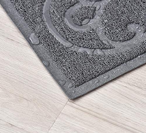 PetLike Cat Litter Mat Kitty Litter Mats for Tray Boxes, Kitty Litter Trapping Mat House Floors Clean (Sky Blue) - Thumbnail 4