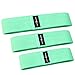 CHICMODA Workout Resistance Exercise Bands (Set of 3) -Fabric Non Slip Fitness Loop Circle Bands for Legs and Butt -Activate Glutes and Thighs
