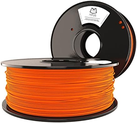Mitus ABS Filament 1.75mm 1 kg for 3D Printing, Made in the USA, Orange