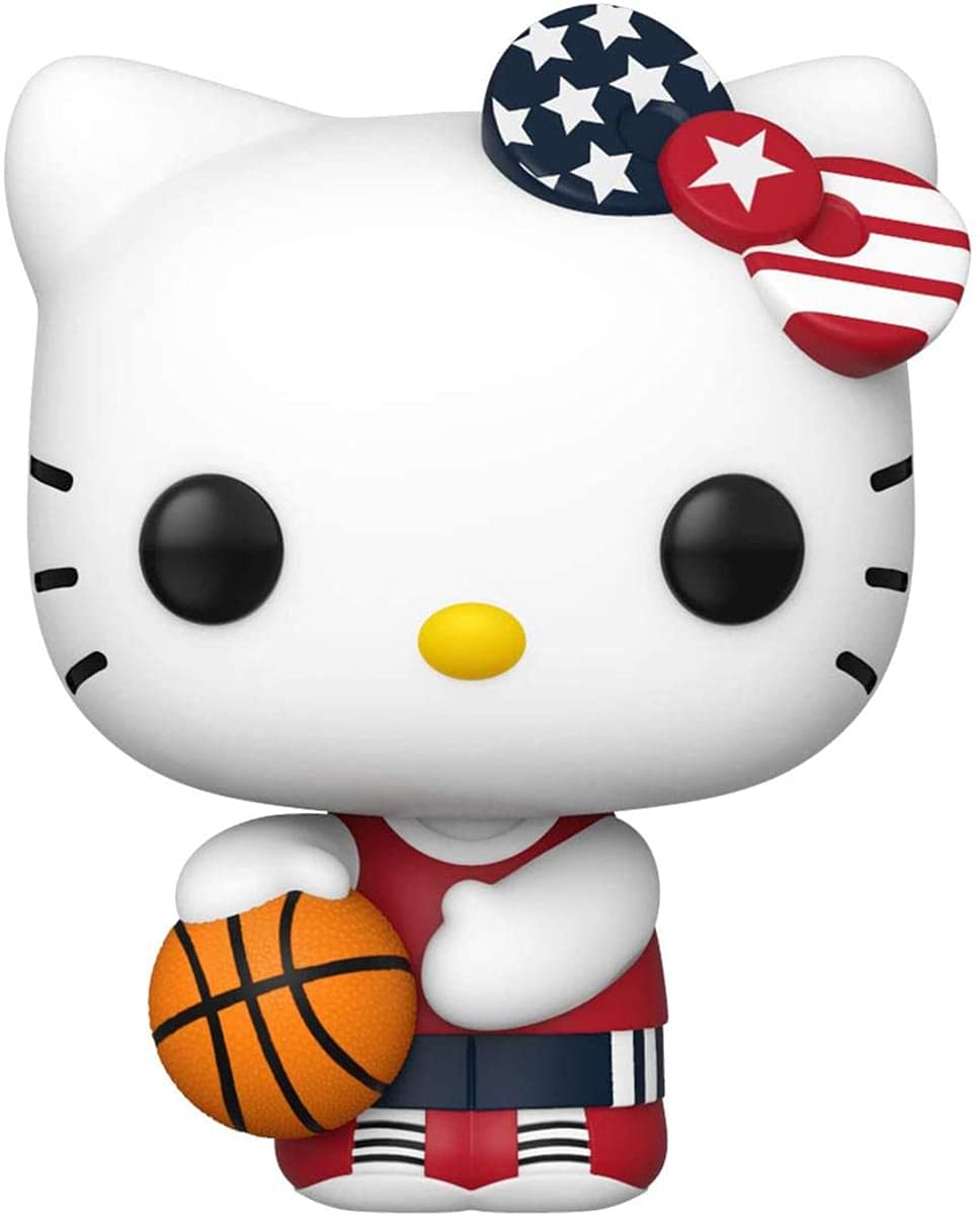 Funko Pop Hello Kitty x Team USA: Hello Kitty (Basketball) Vinyl Figure #48691