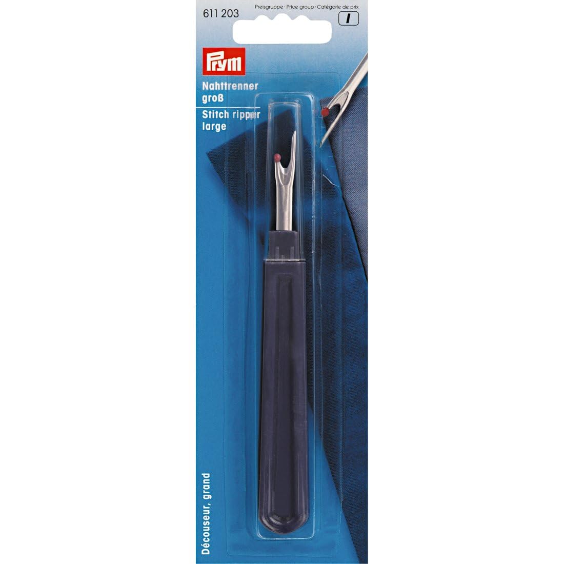 Prym Stitch Ripper, Large, Plastic w. Steel Blade, Purple