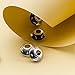 ATHENAIE Murano Glass 925 Sterling Silver Clear CZ Blink Dark Blue Star Charms Bead for Bracelet