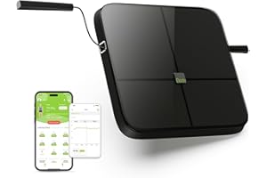 BodyPedia Body Composition Scale,Bmi Scale,Bioimpedance Scale,Smart Body Fat Measurement Device with Handheld,40+ Body Data,8 Electrode,Professional Body Scan Scale with Muscle Mass Apple Health Sync