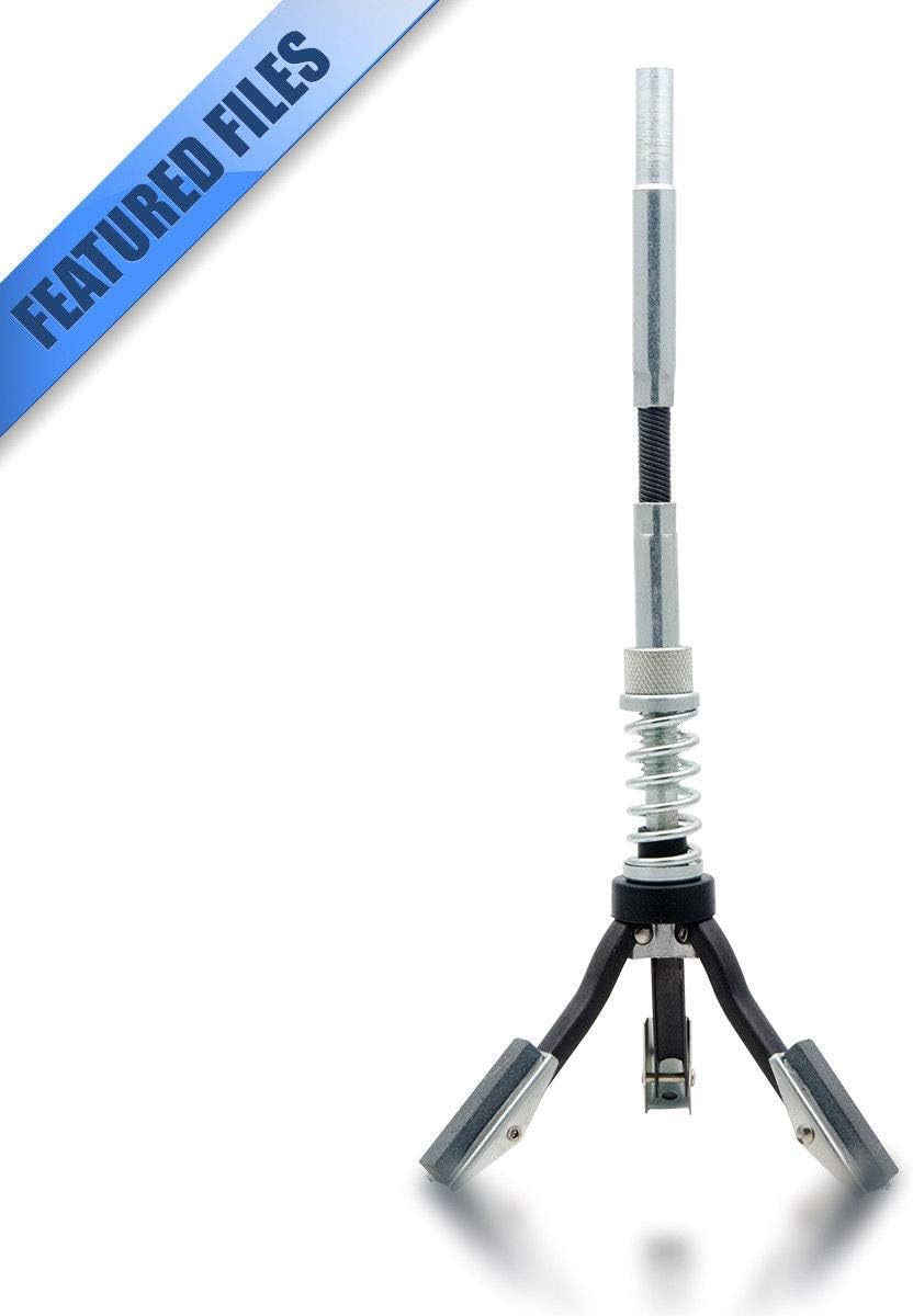 HugeAuto Adjustable Cylinder Hone Deglazer, Car Engine Brake Cylinder Hone Stones Flexible Shaft 19mm To 64mm Honing Tension
