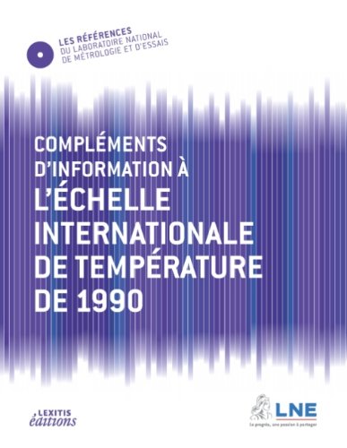 Compléments d'information à l'échelle internationale de température de 1990