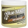 Après-shampoing Blue Magic Au Beurre De Karité Et Extrait De Noix De Coco - 340g - Neuf