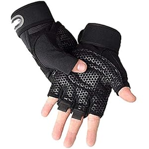 Onever Gewichthefhandschoenen, gym, gewichtheffen, handschoenen, workout gym, oefening, fitness, bodybuilding, ademend…