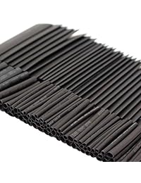 Sopoby tubos termorretráctiles para envoltura de cables, aislamiento eléctrico de medidas variadas, de 0.08" a 0.51", color negro. Set de 508 unidades.