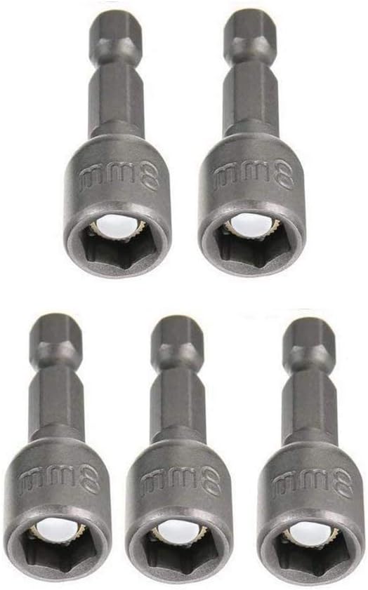 Hex Driver Bits Saim Hex Magnetic Power 8mm 5 16 Socket Adapter Drill Bit Nut Driver Set 1 4 Inch Hex For Power Tools Pack Of 5 Amazon Com