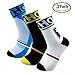Yijiujiuer Men's Cycling Socks Sports Running Socks for Size 6-11