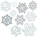 Amscan 30 Piece Snowflake Decorations Cutouts Value Pack