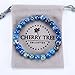 Cherry Tree Collection Gemstone Beaded Stretch Bracelet 8mm Round Beads 7