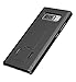 Encased Samsung Galaxy Note 8 Belt Holster, Thin Fit [DuraClip Series] Slim Grip Case & Belt Clip (Smooth Black)