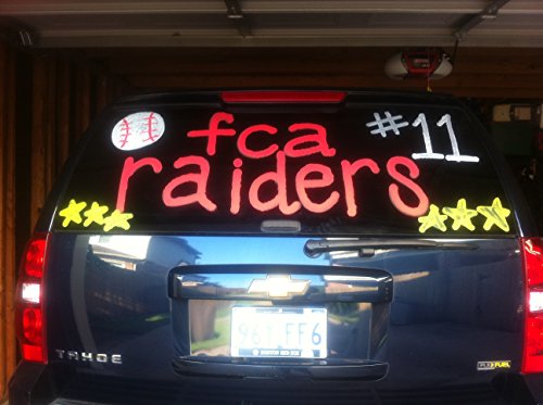 FANTASTIC Window-Write CHALK MARKERS for Marking windows for Sporting Events, Weddings, Schools, Churches and More!- Set of 2