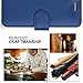 FYY Designed for iPhone SE Case 2022 (3rd Gen) / iPhone SE Case 2020 (2nd Gen) / iPhone 7 Case/iPhone 8 Case, Luxury PU Leather Wallet Phone Case with Card Holder Flip Kickstand Cover Navy
