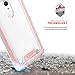 Zizo ION Series Compatible with LG Stylo 4 Case Military Grade Drop Tested with Tempered Glass Screen Protector Rose Gold Clear
