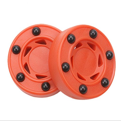 VT BigHome 2 Pcs Roller ice Hockey Rollerball Indoor Roller Field Hockey Pucks Street Hockey Ball Sports Equipment Balls