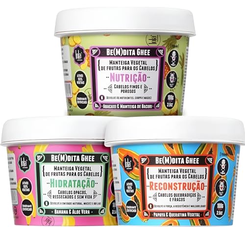 Kit Lola Morte Subita: Tratamento Capilar Lola Cosmetics – Kit Morte Súbita 4 Produtos + Be(M) dita Ghee 3x100g