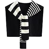 WaJuemy Sweater Shawl Wraps for Women Sweater Knitted Knotted Shawls Travel Casual Scarf Cape Shoulder Tops Fashion Wrap