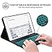iPad Mini Keyboard Case Compatible iPad Mini 5 (5th Gen 2019) - iPad Mini 4 - iPad Mini 3 - iPad Mini 2 & 1 - Folio Leather Protective Cover, 7 Color Backlit Wireless Bluetooth Keyboard, Black